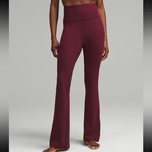 Lululemon Groove Nulu Super-High-Rise Flared Pants GARNET